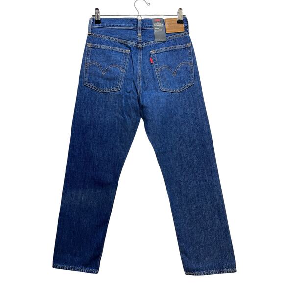 Levi’s Women’s Premium Wedgie Straight Jeans Blue High Rise Size 26 NWT - Picture 2 of 15